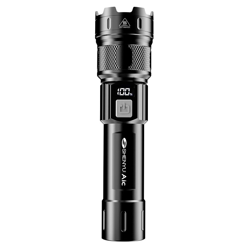 LED svjetiljka, punjiva baterija, 10W, 1200 mAh, optični zum, domet do 500 m