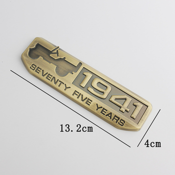 1941 logo emblema za Jeep Wrangler i Compass — 75. obljetnica karoserijskog pečata