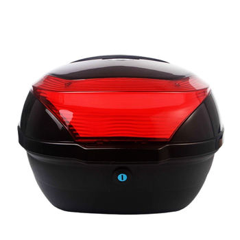 Material PP, portbagaj posterior pentru motocicletă electrică, cutie de depozitare/instrumente, design îngroșat, antișoc, potrivire universală