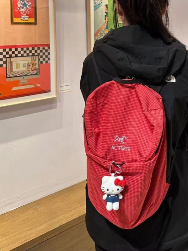 Csontos keretű hátizsák, uniszex, szabadidős utazáshoz, 20 L alatti kapacitás, húzórúd, Diving Cloth