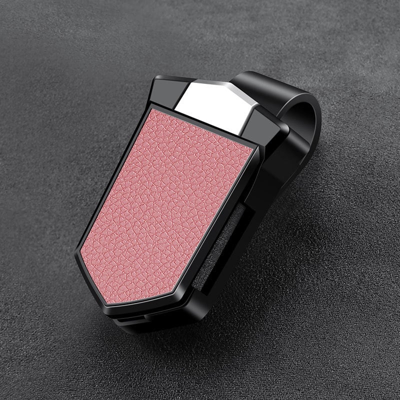 Clip γυαλιών αυτοκινήτου από PU δέρμα - πολυλειτουργικός θήκη γυαλιών ηλίου για εσωτερικό αυτοκινήτου, με δυνατότητα προσαρμογής