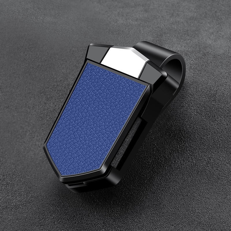 Clip γυαλιών αυτοκινήτου από PU δέρμα - πολυλειτουργικός θήκη γυαλιών ηλίου για εσωτερικό αυτοκινήτου, με δυνατότητα προσαρμογής