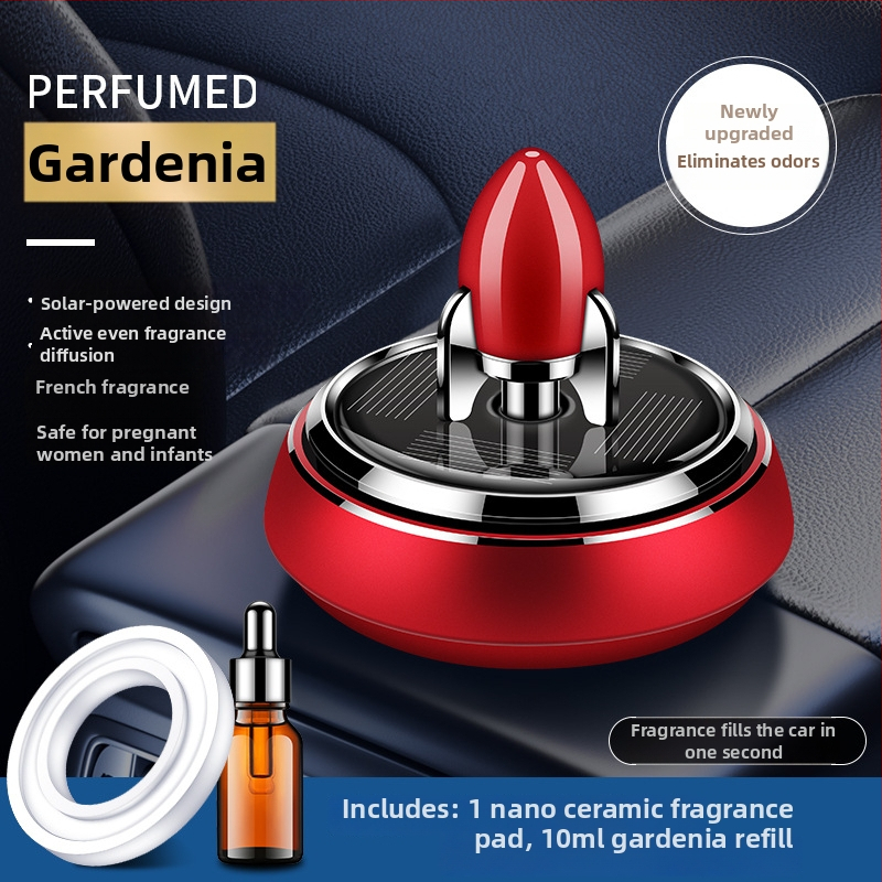Držač automobila za aromaterapiju - legura, 5–10 ml, cvjetni i ambergris miris, isparavanje 16–30 dana, dekorativan
