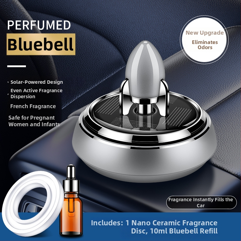 Držač automobila za aromaterapiju - legura, 5–10 ml, cvjetni i ambergris miris, isparavanje 16–30 dana, dekorativan