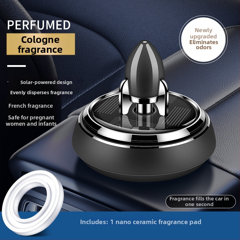 Držač automobila za aromaterapiju - legura, 5–10 ml, cvjetni i ambergris miris, isparavanje 16–30 dana, dekorativan
