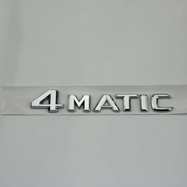4Matic Emblem za Mercedes-Benz – ABS Materijal, auto naljepnica, Ning Zhi marka, kompatibilni modeli: C, E, S klasa, CLA, GLC, GLA, GLE