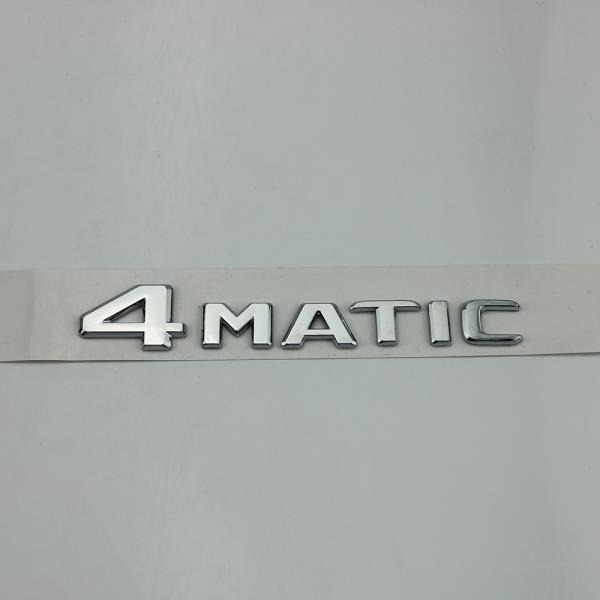 4Matic Emblem za Mercedes-Benz – ABS Materijal, auto naljepnica, Ning Zhi marka, kompatibilni modeli: C, E, S klasa, CLA, GLC, GLA, GLE