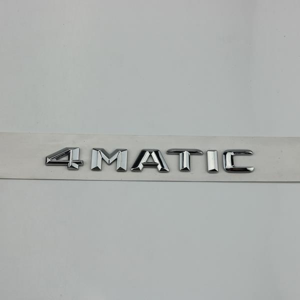 4Matic Emblem za Mercedes-Benz – ABS Materijal, auto naljepnica, Ning Zhi marka, kompatibilni modeli: C, E, S klasa, CLA, GLC, GLA, GLE