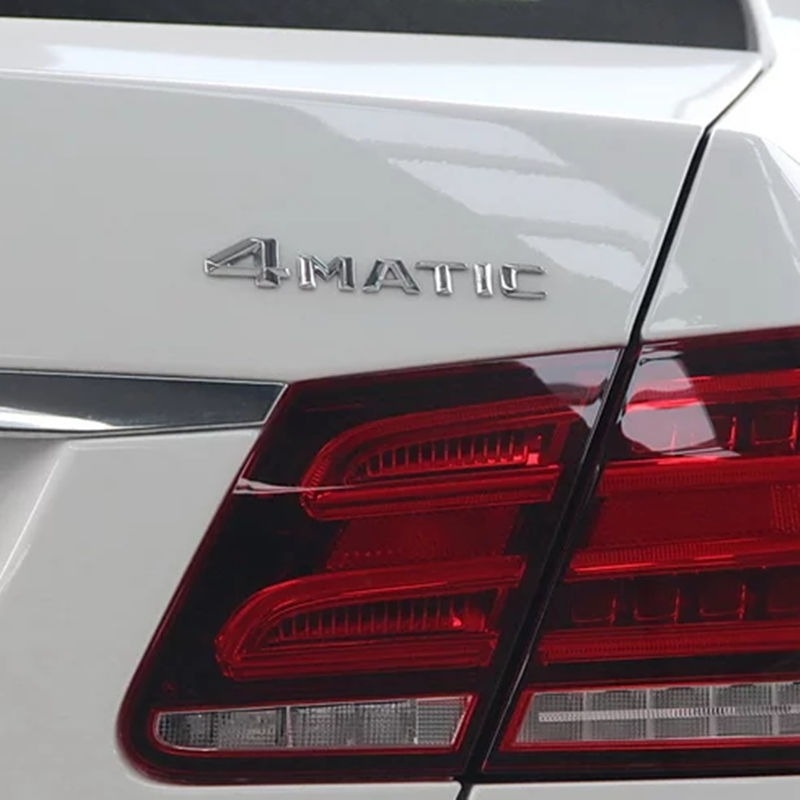 4Matic Emblem za Mercedes-Benz – ABS Materijal, auto naljepnica, Ning Zhi marka, kompatibilni modeli: C, E, S klasa, CLA, GLC, GLA, GLE