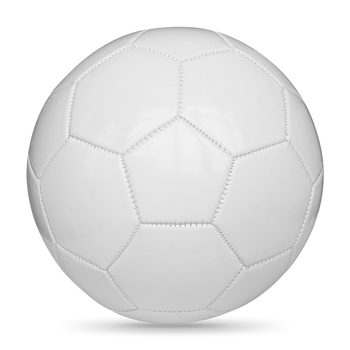 PVC futbalska lopta, šivana strojem, potpuno bijela, veličine 3, 4, 5, za djecu od vrtića do osnovne i srednje škole, DIY potpisna slika