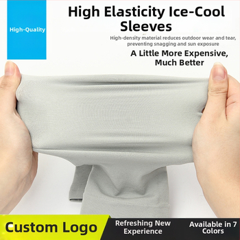 UV ochranný návlek na ruku s chladivým pocitom, vonkajšie použitie, unisex; Nylon 80–90%; Spandex/Lycra; hmotnosť tkaniva 28–34 g; dizajn pre prsty