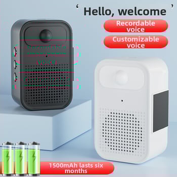 Индуктивен звънец за врата Kensheng ML-001, вградена полимерна батерия, 3.7V, 30 мелодии