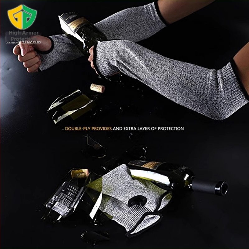 Ochranný rukáv na rameno pre vonkajšie záhradníctvo – proti rezu a škrabaniu, polyesterové vlákno