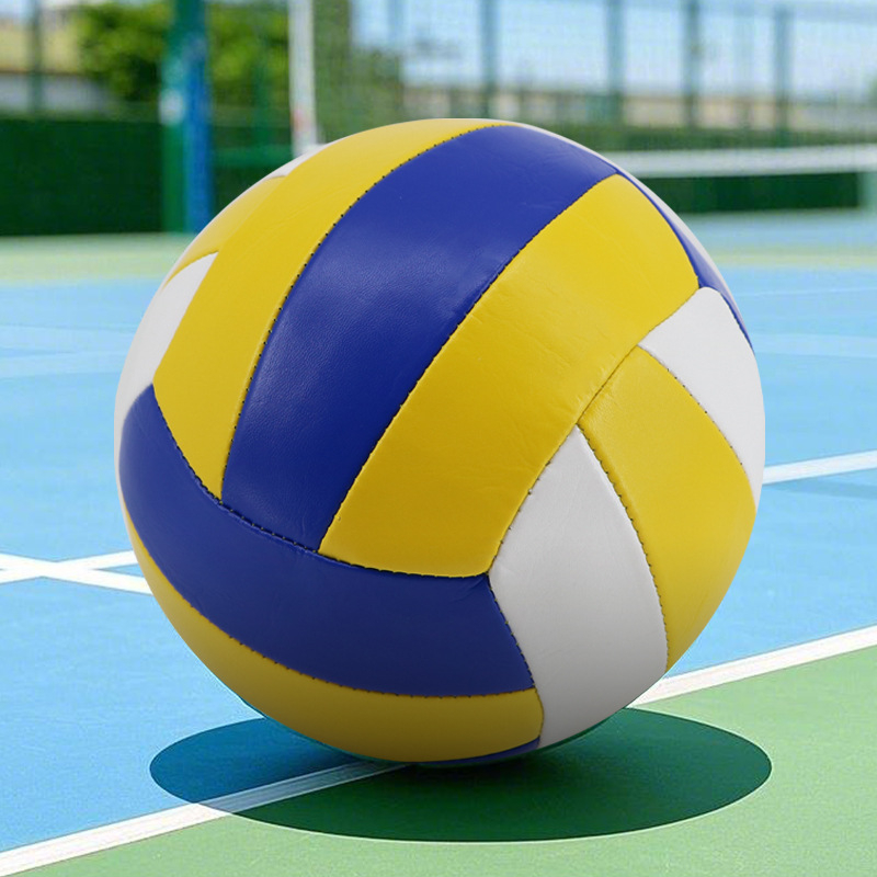 Волейбол тренировъчен топ за вътрешни тренировки, PU материал, машинно шиене, персонализиран