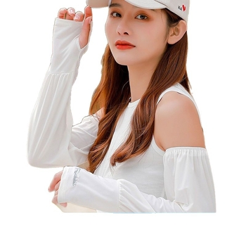 Ženske zaštitne rukave za sunce - Ice Silk Nylon, jednostavan stil, ljeto 2021, gradska svakodnevna moda