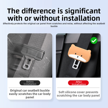 Biztonsági öv védő burkolat, szilikon, modell XJ-085, kompatibilis minden autómodelllel