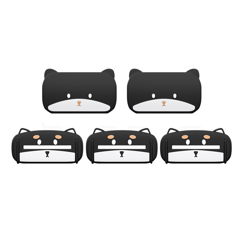 Biztonsági öv védő burkolat, szilikon, modell XJ-085, kompatibilis minden autómodelllel