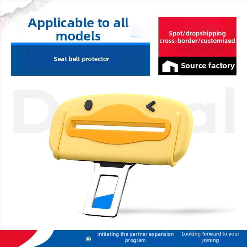 Biztonsági öv védő burkolat, szilikon, modell XJ-085, kompatibilis minden autómodelllel