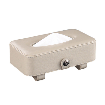 Κιβώτιο χαρτοπετσετών αυτοκινήτου με δερμάτινο φινίρισμα, μάρκα Decorate, αξεσουάρ αυτοκινήτου, διαθέσιμη προσαρμογή