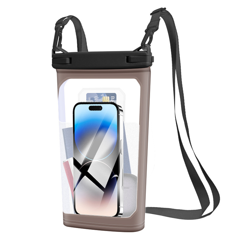 Sanhu Geantă impermeabilă pentru telefon — PVC, țesătură impermeabilă, unisex, pentru adulți, potrivită pentru plajă, rafting, scufundări și pescuit