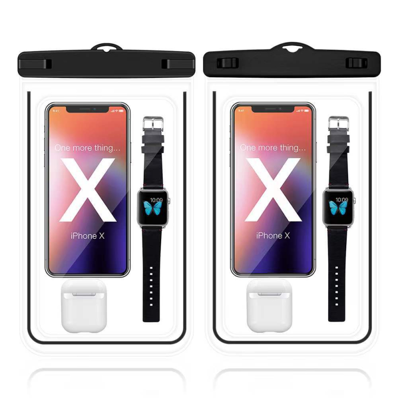 Vodootporna torbica za telefon – osjetljiva na dodir, prijenosne veličine, PVC+ABS materijal, kapacitet 6.5/6.8/8.2 L, otisnuto logo