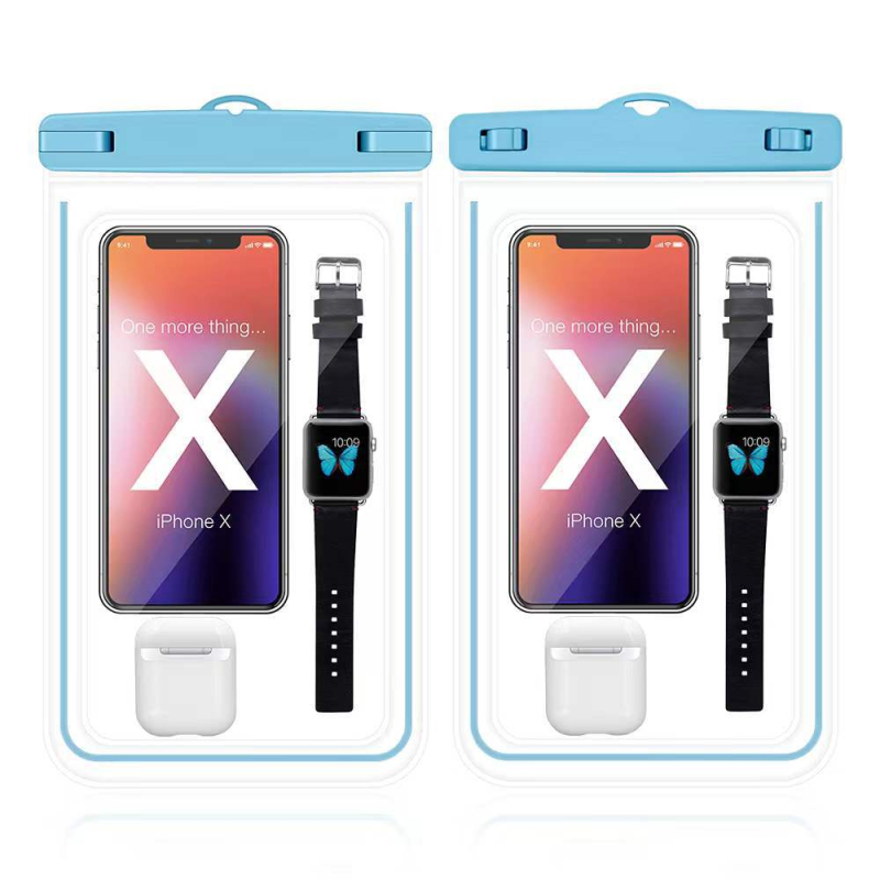 Vodootporna torbica za telefon – osjetljiva na dodir, prijenosne veličine, PVC+ABS materijal, kapacitet 6.5/6.8/8.2 L, otisnuto logo