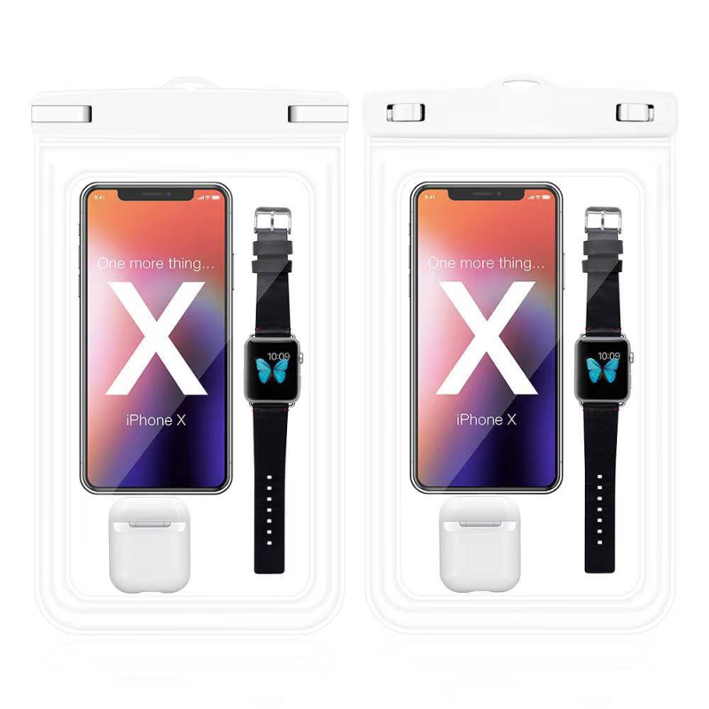Vodootporna torbica za telefon – osjetljiva na dodir, prijenosne veličine, PVC+ABS materijal, kapacitet 6.5/6.8/8.2 L, otisnuto logo