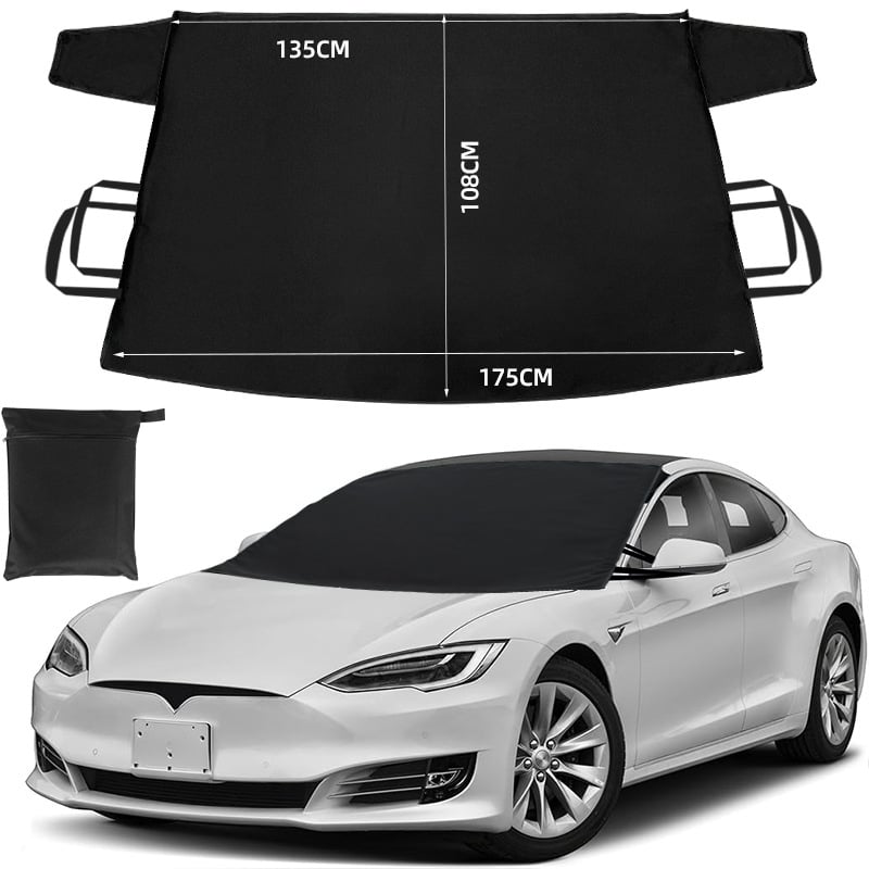 Κάλυμμα παρμπρίζ αυτοκινήτου για χιόνι — ύφασμα 600D Oxford, παχύτερο, καθολική εφαρμογή, εξατομικεύσιμο