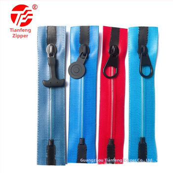 Nylonový vodotesný zip, uzavretý koniec; Značka: Lala hand