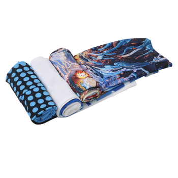 Vanjski rashladni rukavi s otiskom logotipa, poliester tkanina, prilagodljivo, unisex, pogodno za biciklizam i ribolov