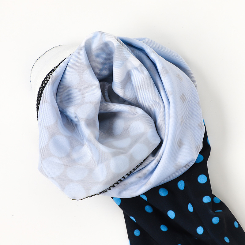 Vanjski rashladni rukavi s otiskom logotipa, poliester tkanina, prilagodljivo, unisex, pogodno za biciklizam i ribolov