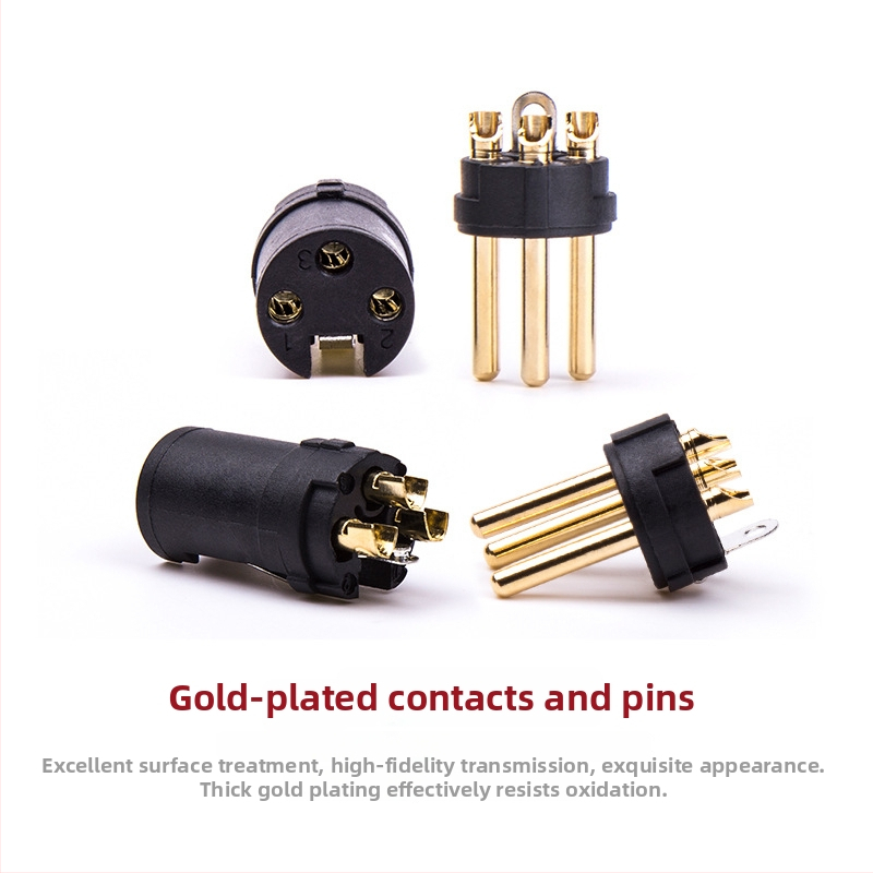 XLR мъжки щепсел за свързване на микрофон към миксер — марка Rocco Stone, аудио/видео щепсел, CE сертифициран