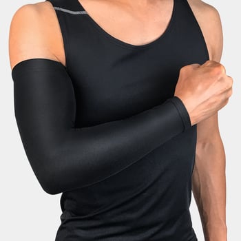 Burvens лакътен предпазен ръкав – топъл флийс, спандекс, подходящ за бягане, колоездене, планински преходи и ски