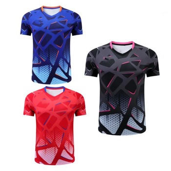 Tenis na stol kratkih rukava majica, unisex odrasli, brzo sušeća i prozračna tkanina (Materijal: 96% poliester; Podstava: 96%; Sve sezone)