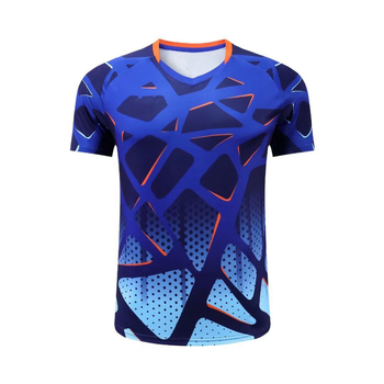 Tenis na stol kratkih rukava majica, unisex odrasli, brzo sušeća i prozračna tkanina (Materijal: 96% poliester; Podstava: 96%; Sve sezone)