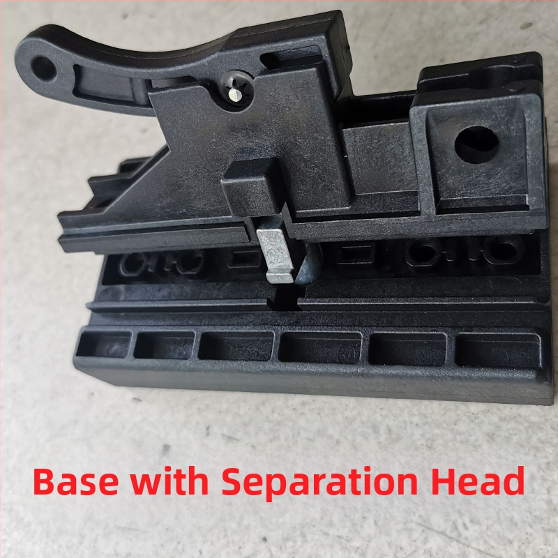 Set dielov pre pohon garážových dverí s ručným odpojením pri výpadku napájania, model Mypj-1, obsahuje vodiacu lištu, vodítko kolies a ozubené koliesko