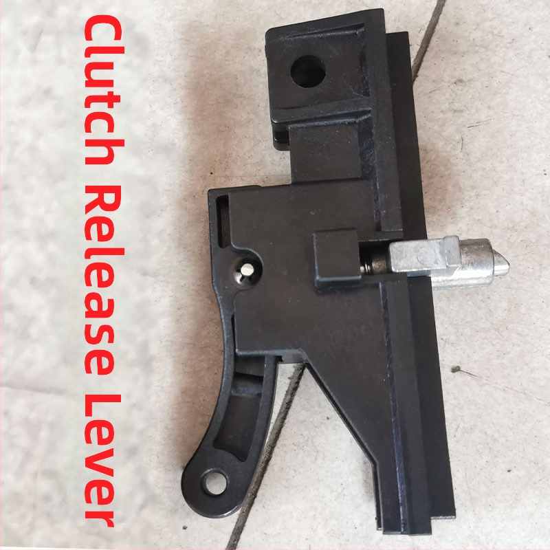 Set dielov pre pohon garážových dverí s ručným odpojením pri výpadku napájania, model Mypj-1, obsahuje vodiacu lištu, vodítko kolies a ozubené koliesko