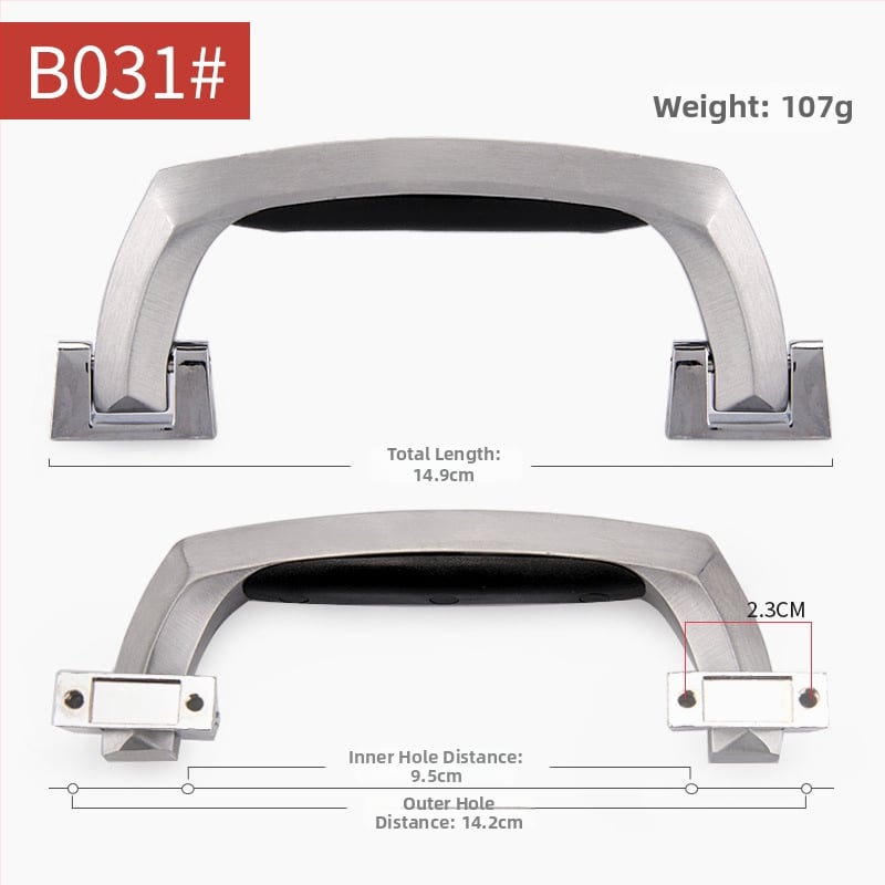 Mâner pentru bagaje, din plastic, rezistent la apă și uzură; brand Di Xin accesorii pentru bagaje