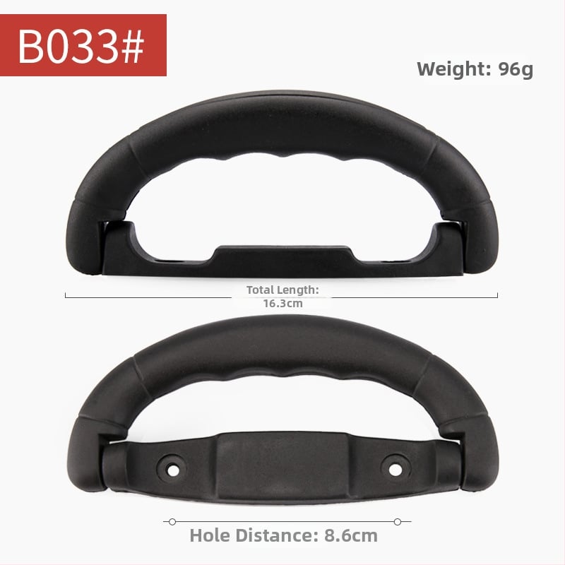 Mâner pentru bagaje, din plastic, rezistent la apă și uzură; brand Di Xin accesorii pentru bagaje