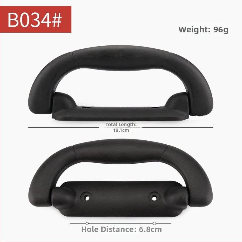 Mâner pentru bagaje, din plastic, rezistent la apă și uzură; brand Di Xin accesorii pentru bagaje