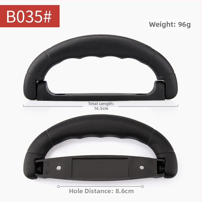 Mâner pentru bagaje, din plastic, rezistent la apă și uzură; brand Di Xin accesorii pentru bagaje