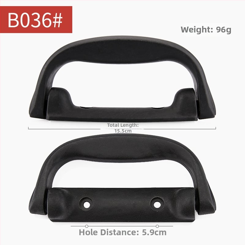 Mâner pentru bagaje, din plastic, rezistent la apă și uzură; brand Di Xin accesorii pentru bagaje