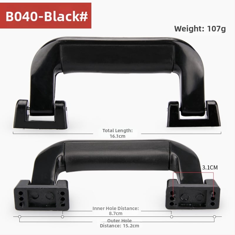 Mâner pentru bagaje, din plastic, rezistent la apă și uzură; brand Di Xin accesorii pentru bagaje