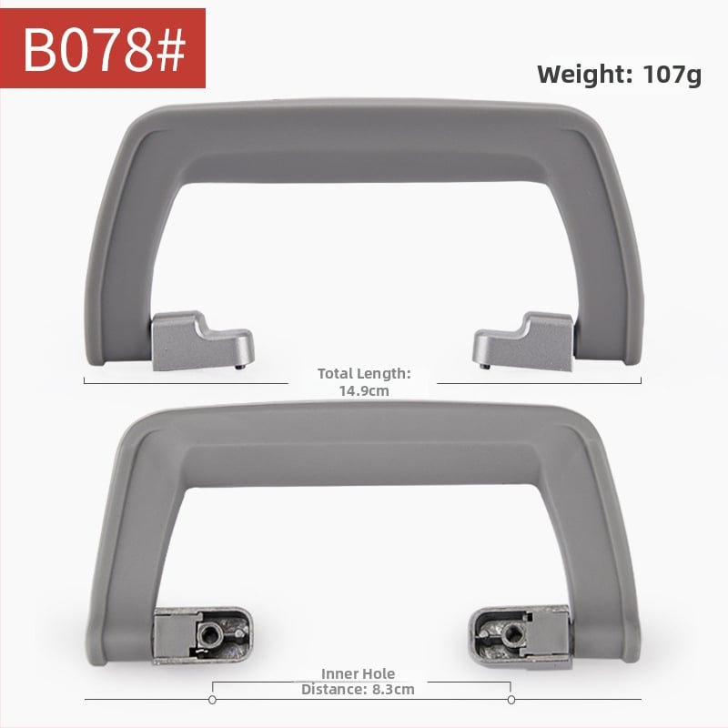 Mâner pentru bagaje, din plastic, rezistent la apă și uzură; brand Di Xin accesorii pentru bagaje