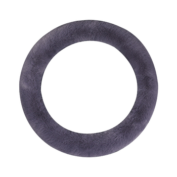 Set navlaka za volan od umjetne krznine – protuklizna, topla, univerzalna prilagodba, uključuje jastuk za sjedalo od krzna