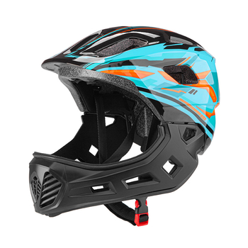 Παιδικό κράνος ποδηλάτου ισορροπίας με πλήρη κάλυψη, Unisex, Off-road στυλ, Υλικό PC+EPS, Προσαρμόσιμο μοτίβο graffiti