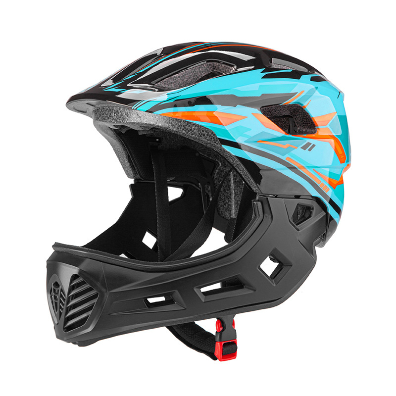 Παιδικό κράνος ποδηλάτου ισορροπίας με πλήρη κάλυψη, Unisex, Off-road στυλ, Υλικό PC+EPS, Προσαρμόσιμο μοτίβο graffiti