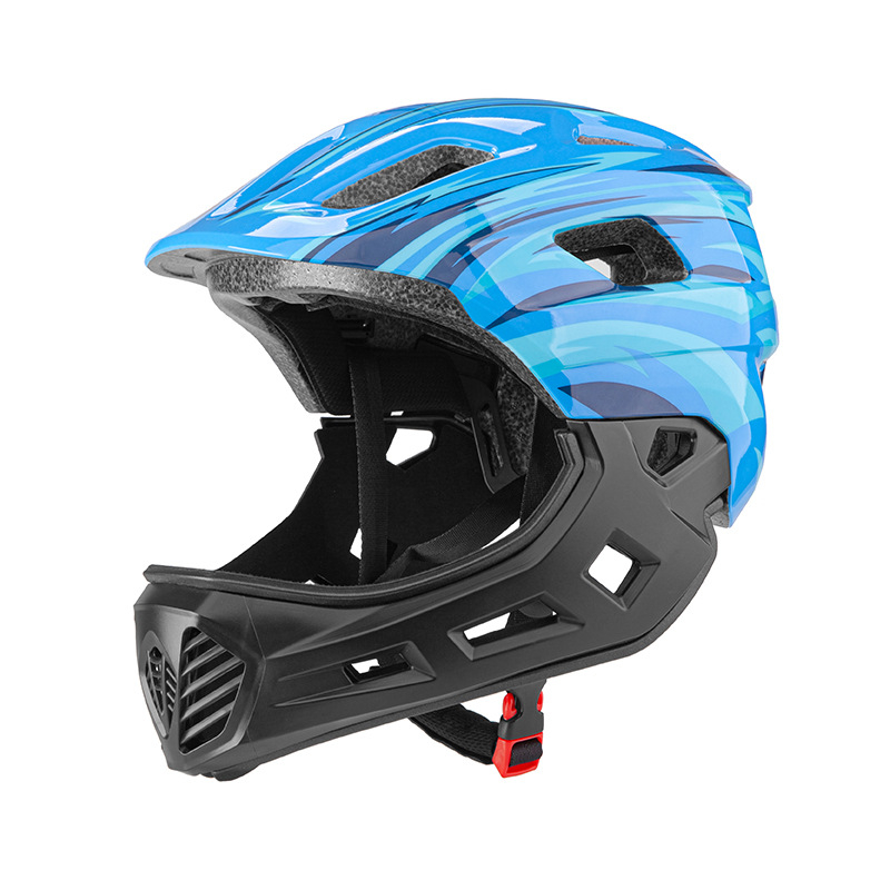 Παιδικό κράνος ποδηλάτου ισορροπίας με πλήρη κάλυψη, Unisex, Off-road στυλ, Υλικό PC+EPS, Προσαρμόσιμο μοτίβο graffiti