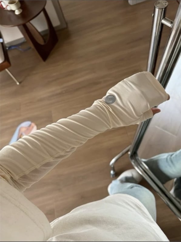 Ice Silk UV védelem karok számára nőknek, nyár, lélegző, vezetéshez és kerékpározáshoz