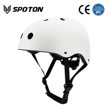 Каска за спорт – S-01, полиестерно влакно, универсална за скейтинг, EN 1078 сертифицирана